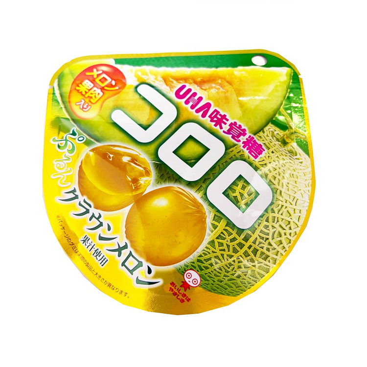 日本悠哈味觉糖  全天然果汁软糖  皇冠哈蜜瓜味 40 克