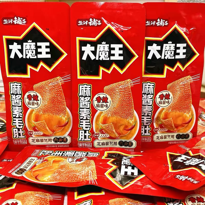 盐津铺子 大魔王 魔芋素毛肚 香辣麻酱味 180 克