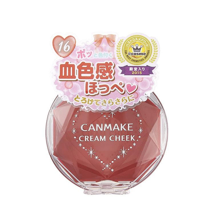CANMAKE Cream Cheek #16Caramel reddish-brown. new 1 count