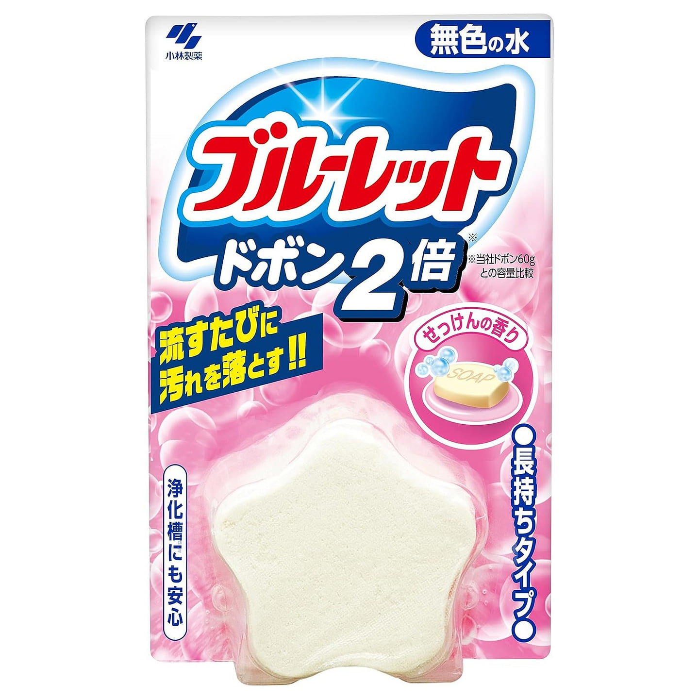 【蜜柚】小林制药 马桶水箱洁厕块 皂香 1 份