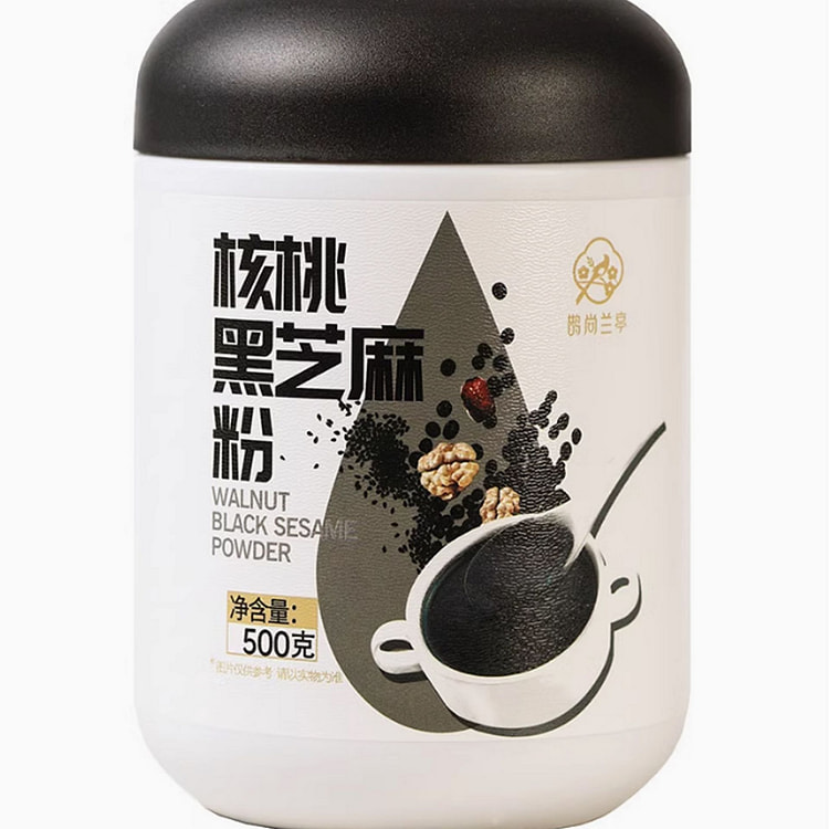 鹊尚兰亭核桃黑芝麻粉五黑粉营养早餐【高蛋白代餐粉】