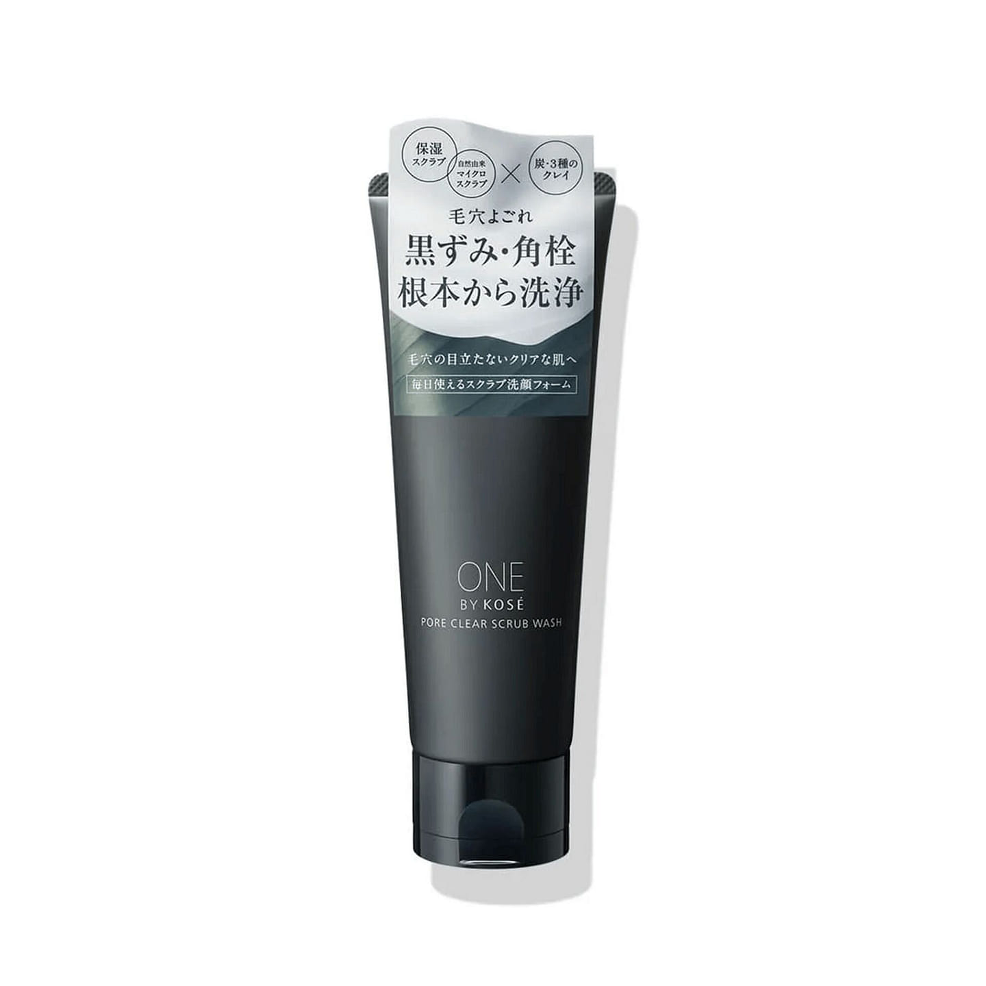 ONE BY KOSE Pore Clear Scrub Wash 130g 1 each