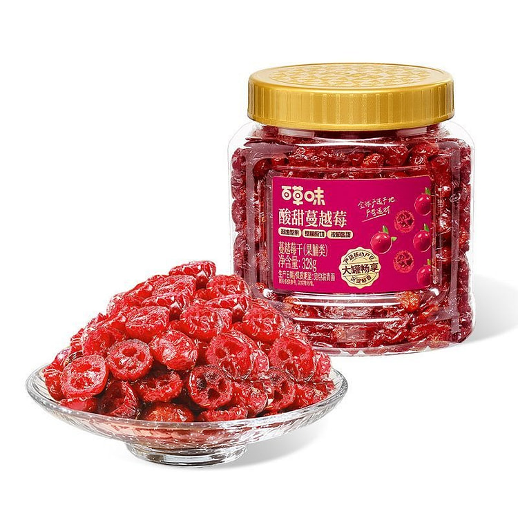 Sweet and sour dried cranberries 320 g
