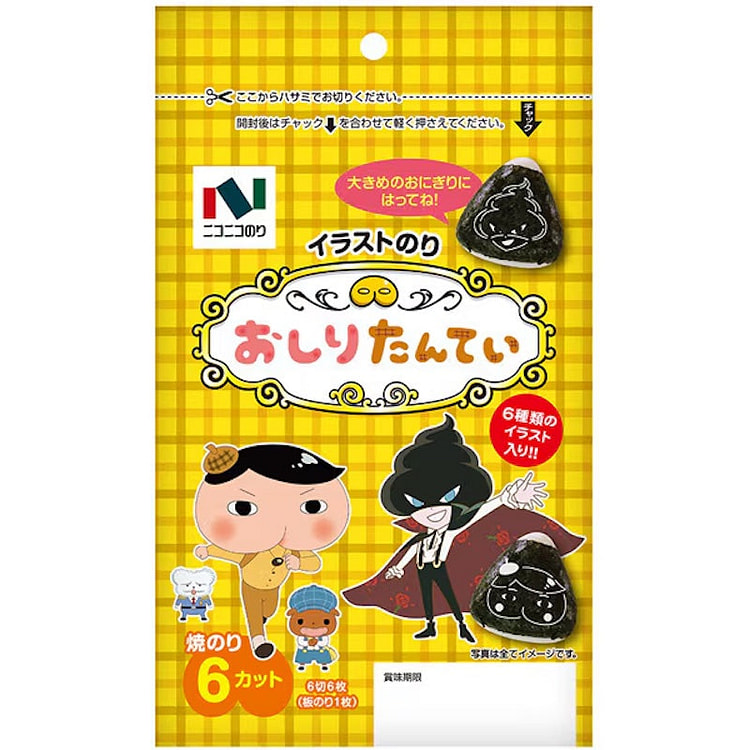 Niko Niko Nori Oshiri Tantei Nori 6 Sheets 1 each