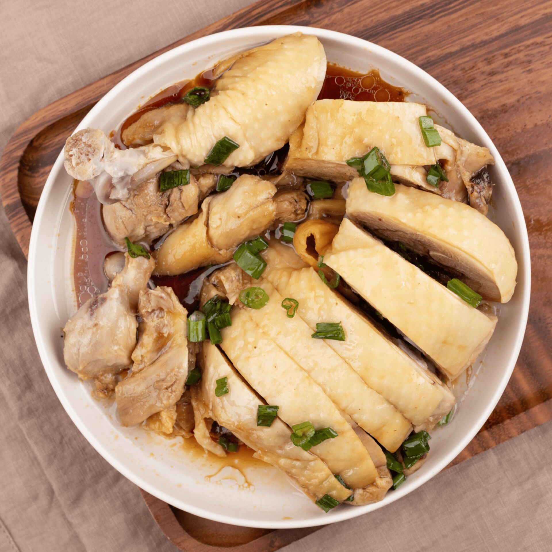 Scallion chicken 350g 1 each