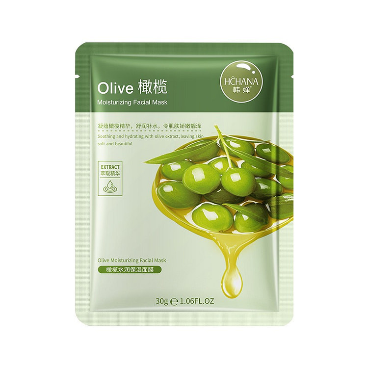 韩婵补水面膜 橄榄面膜 1 盒