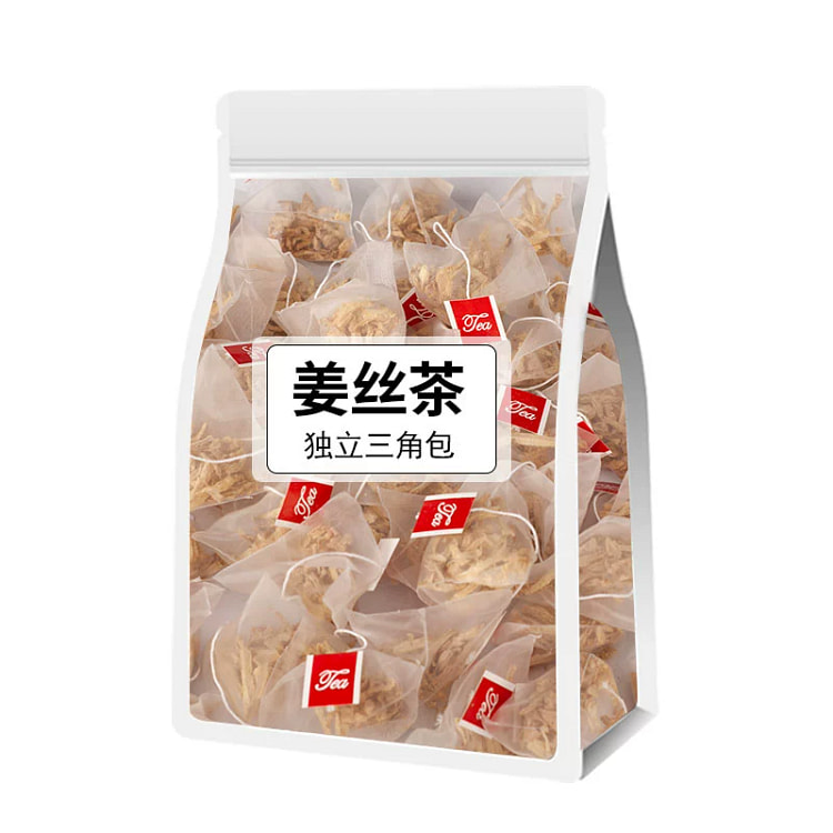 姜丝茶驱去寒养生茶老姜生姜丝干泡水茶包独立包装3g*25小包