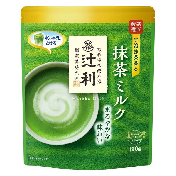 抹茶みるく 日本直送」辻利・季節限定 抹茶ミルク まろやかな味わい - Weee!