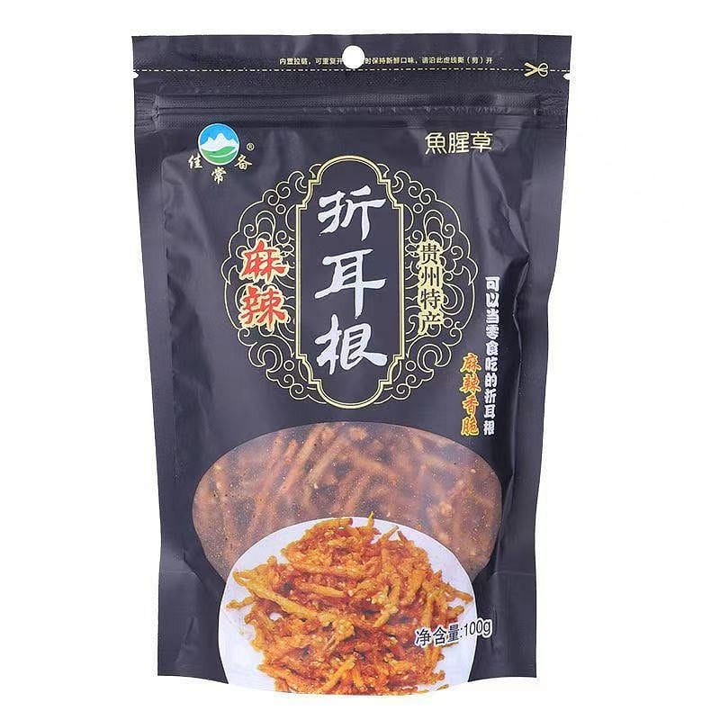 Jia Chang Chang Ma Spicy Fried Fold Ear Root 100 g