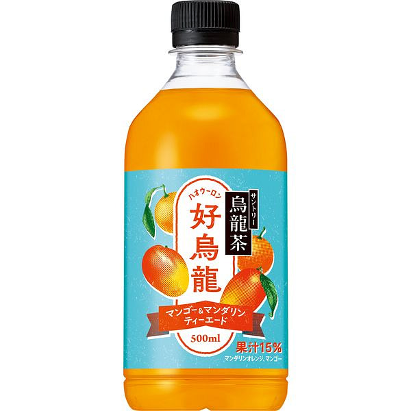 三得利芒果柑橘乌龙茶500ml BB7/31/25