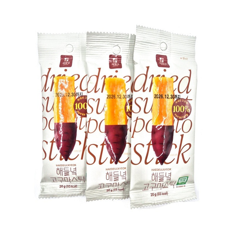 Haedeulnyeok Dried Sweet Potato Stick 20 g*3 pack