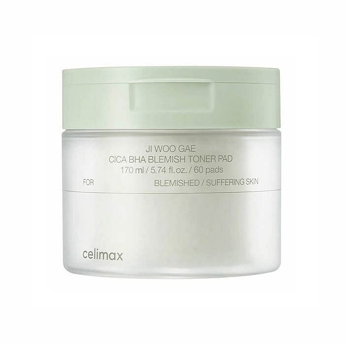 CELIMAX Ji Woo Gae Cica BHA Blemish Toner Pad 1 each