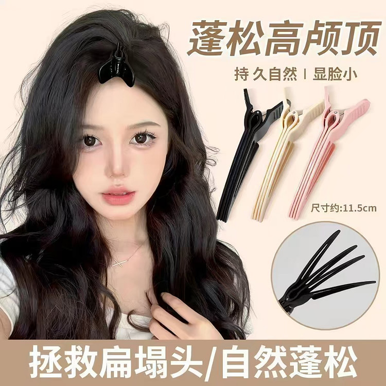 Hair root fixed fluffy clip 1 each