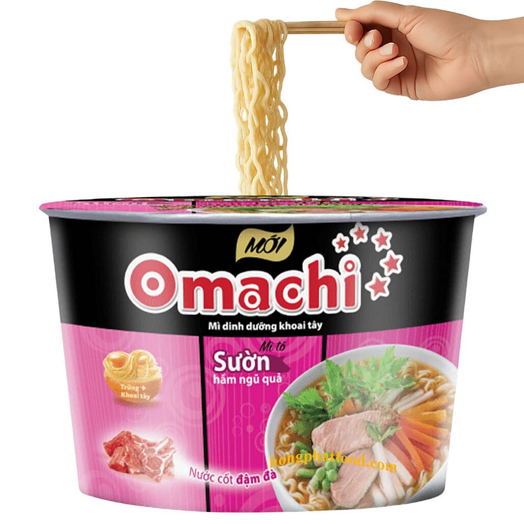 Omachi 猪肉泡面 咸香味 3.04oz