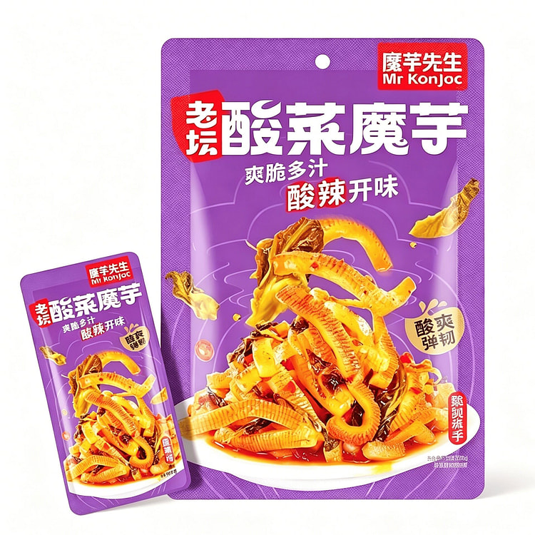 Old Jar Pickled Cabbage Konjac Snack 100g 100 g
