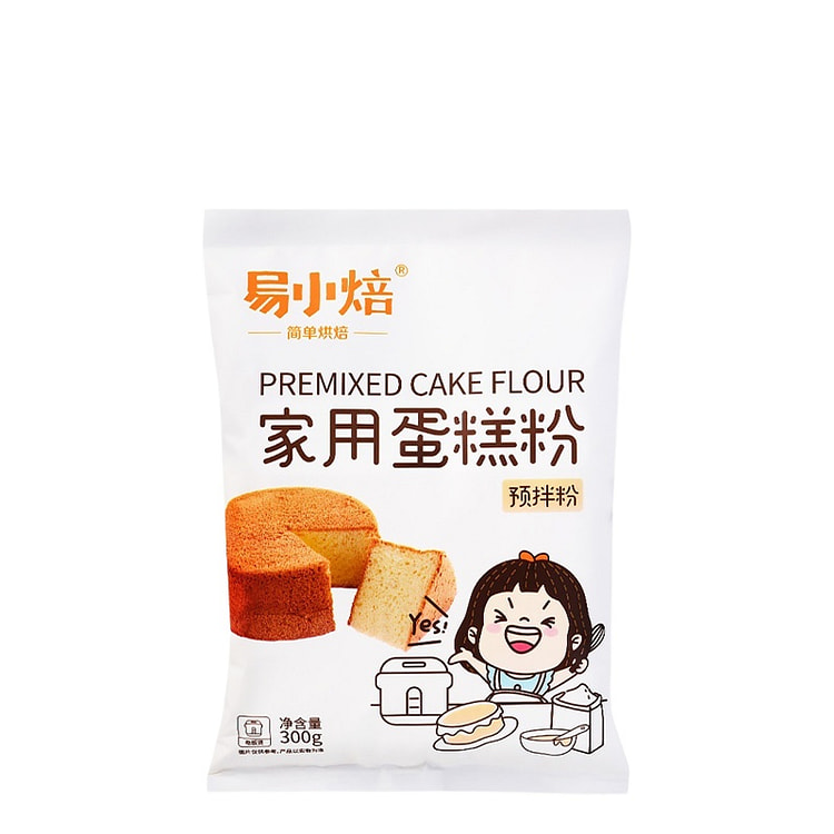 易小焙 蛋糕粉预拌粉 300g *1袋装