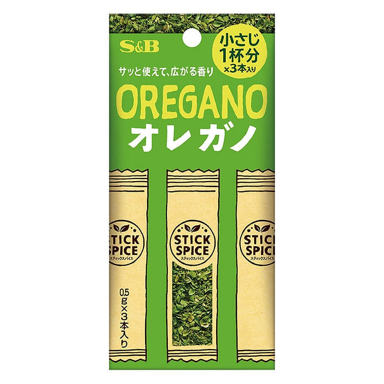 S&B Pizza Pasta Oregano Spice Sticks 1.5g 1 each