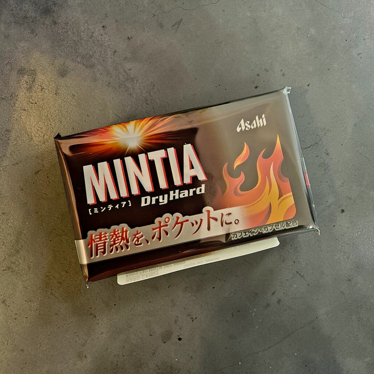 ASAHI Mintia Dry Hard Breath Mint With Caffeine 7 g