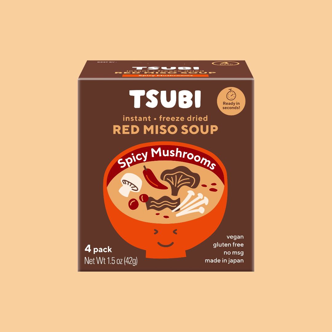 Red Miso with Spicy Japanese Mushrooms Pack of 4 - 1 hộp