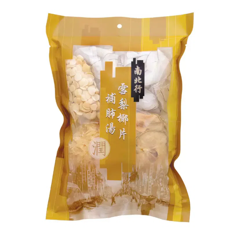 Hong Kong Health Soup Packet – Snow Pear and Coconut Slice Lung-Nourishing Soup 106 g