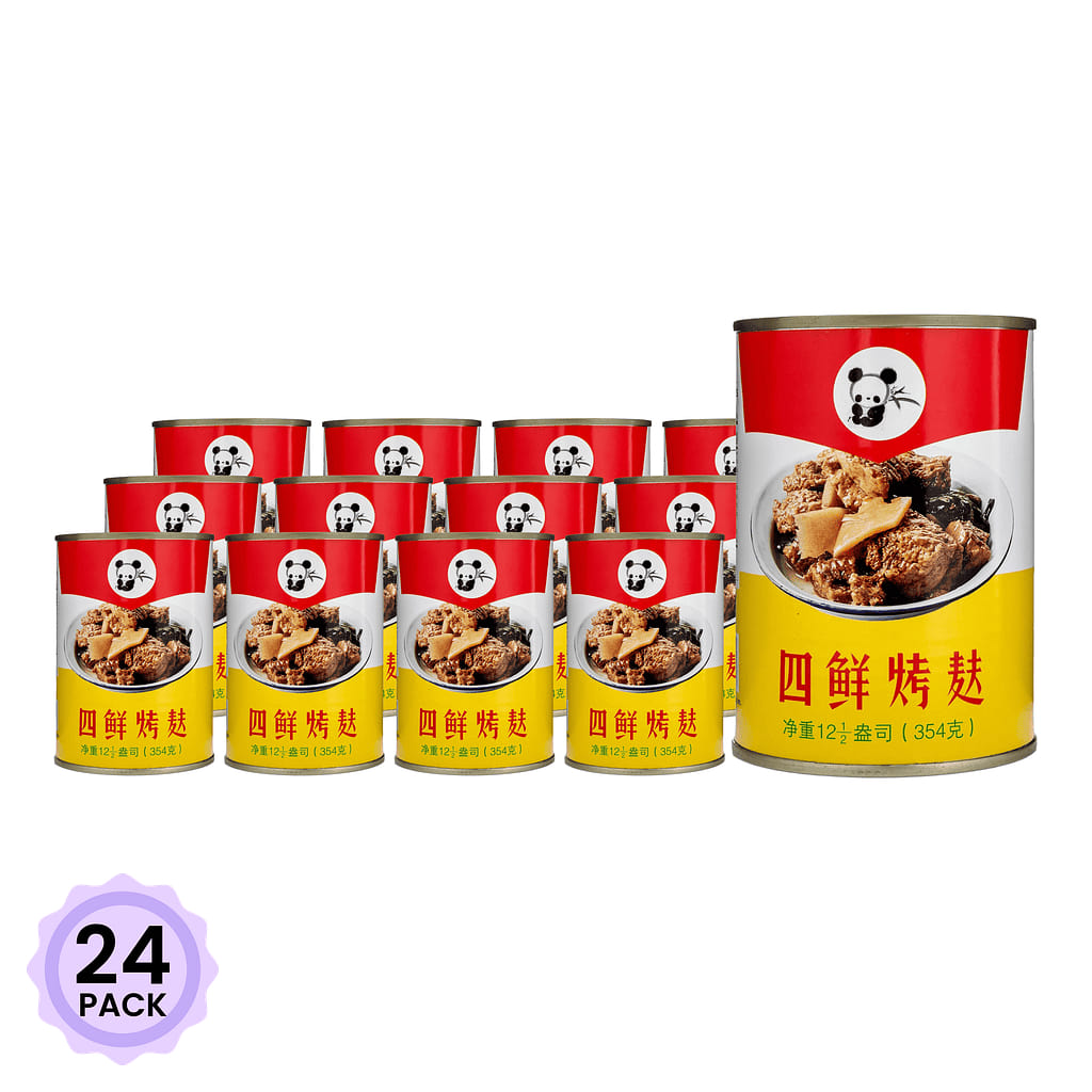 Panda 麩の五目炒め煮缶詰 354 グラム*24 パック