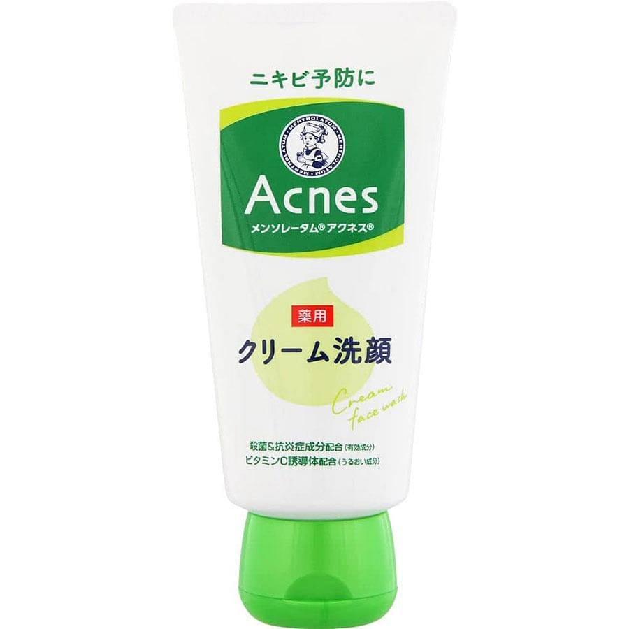 ロート製薬 メンソレータム アクネス 薬用クリーム洗顔 130 グラム