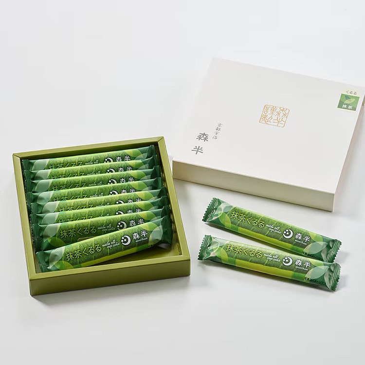 Morihan Matcha Crepe Rolls Kururu 10 Pieces 1 each