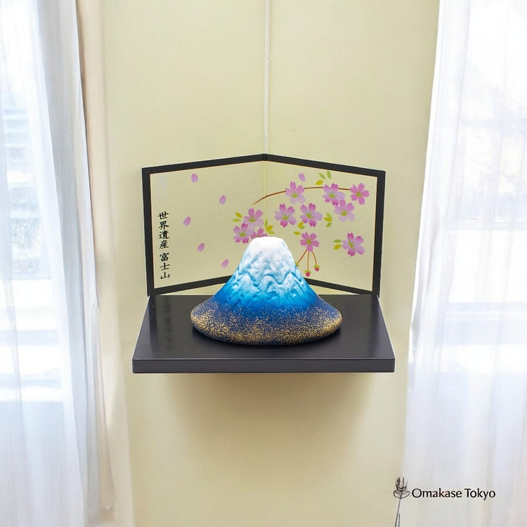 万古烧富士山饰品 230 克