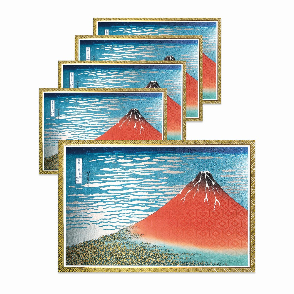 Japanese-style card with metallic finish Made in JP 1 case