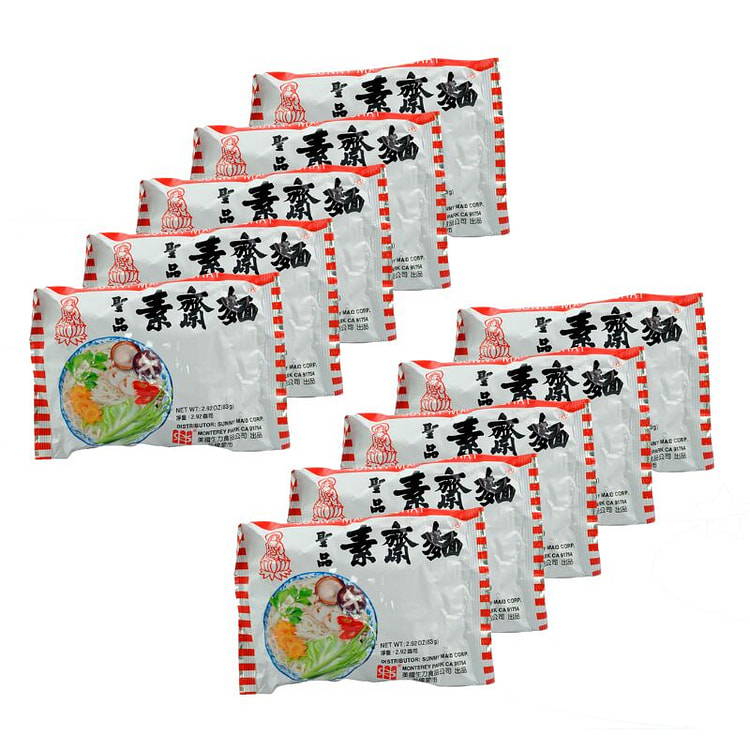 Sunny Maid 品牌即食面 - 蔬菜口味，10包