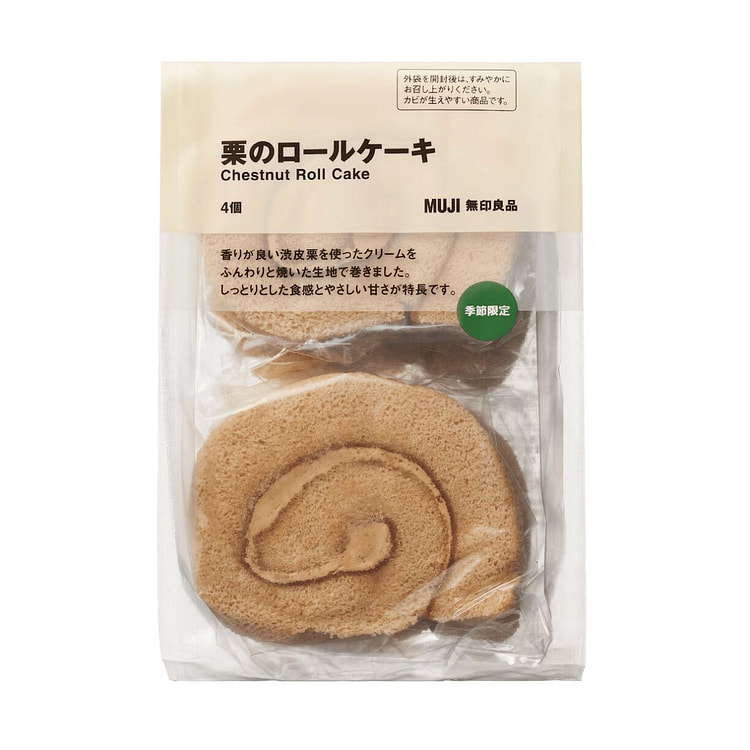 日本无印良品栗子蛋糕卷 1 包