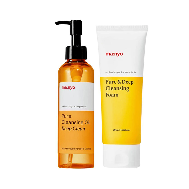 Manyo Deep Clean Double Cleanser Set (Oil + Foam) 2 count