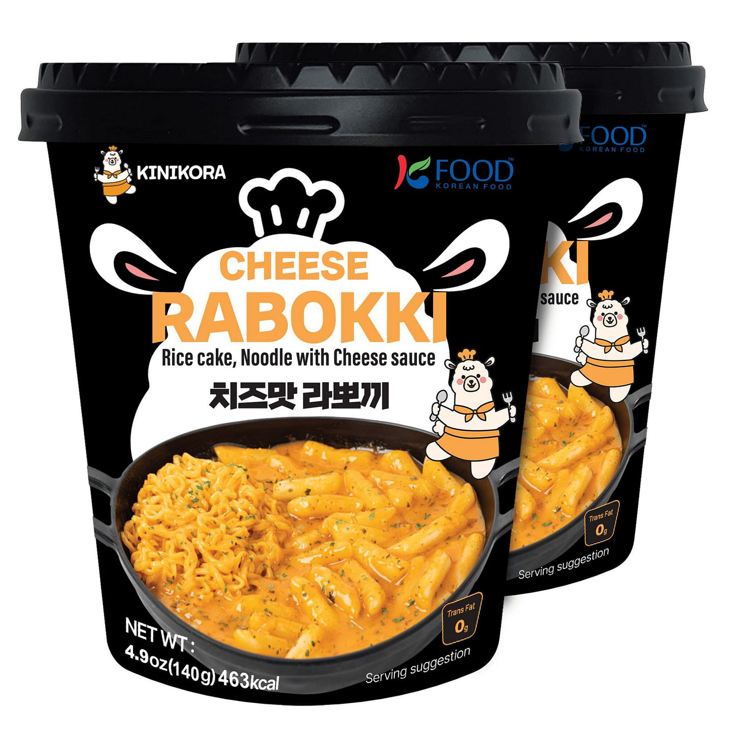Korean Premium Cheese Rabokki Cup 2-Pack 2 팩