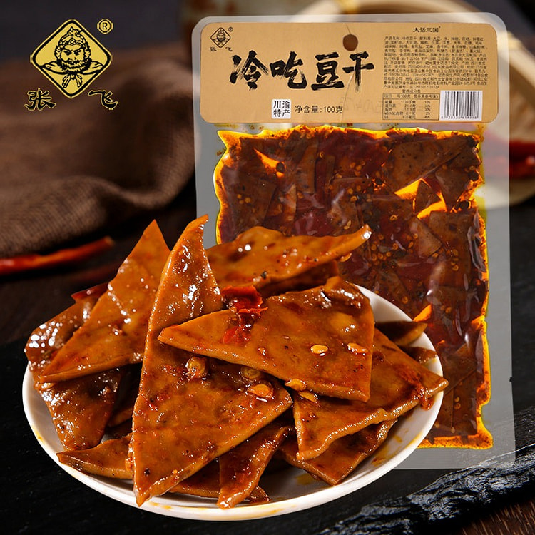 1袋 张飞冷吃豆干 100 克