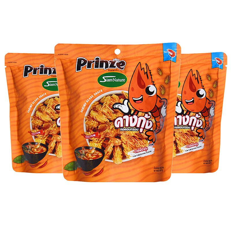 Prinze Tom Yum Shrimp Head 25g x3 75 g