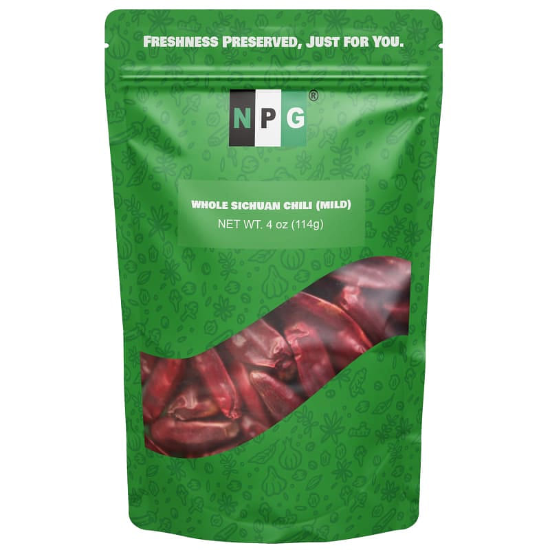 NPG Dried Sichuan Red Chili Mild 113g 4 온스