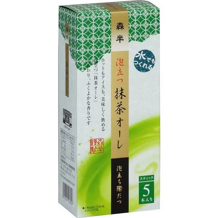 Morihan Foaming Matcha Au Lait, 10g x 5 bottles 1 each