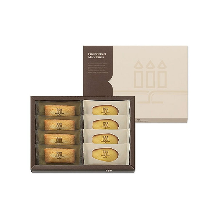 Financier Madeleine Assortment 8pcs