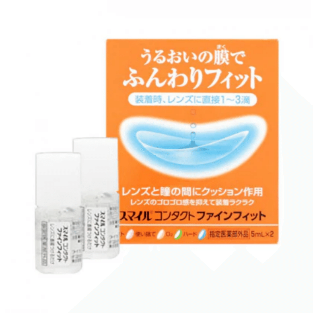 Lion Contact Lens Solution 5mL x 2 Bottles 1 カウント
