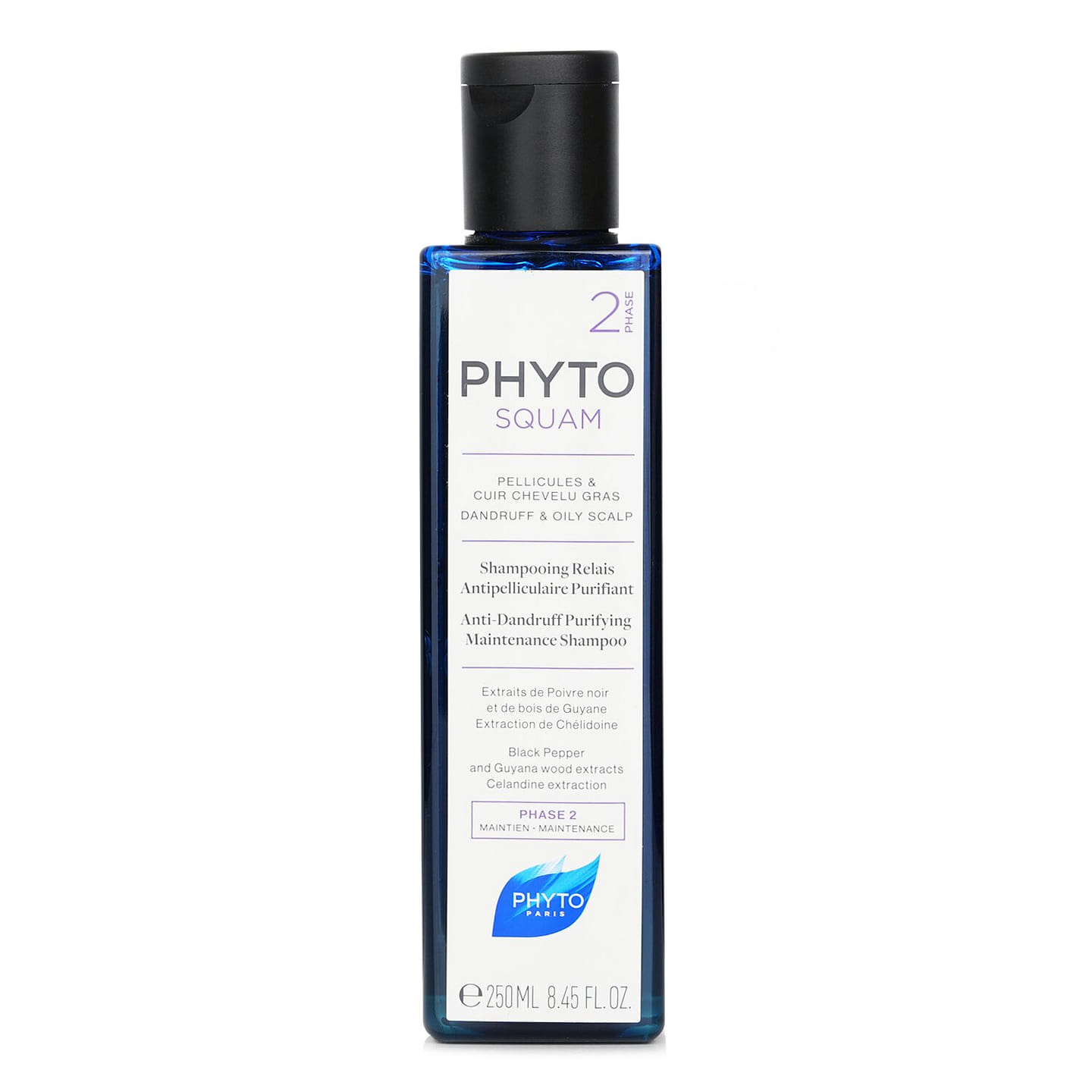 Phyto Anti-dandruff and oil control shampoo (suitable for oily scalp) 250 ml