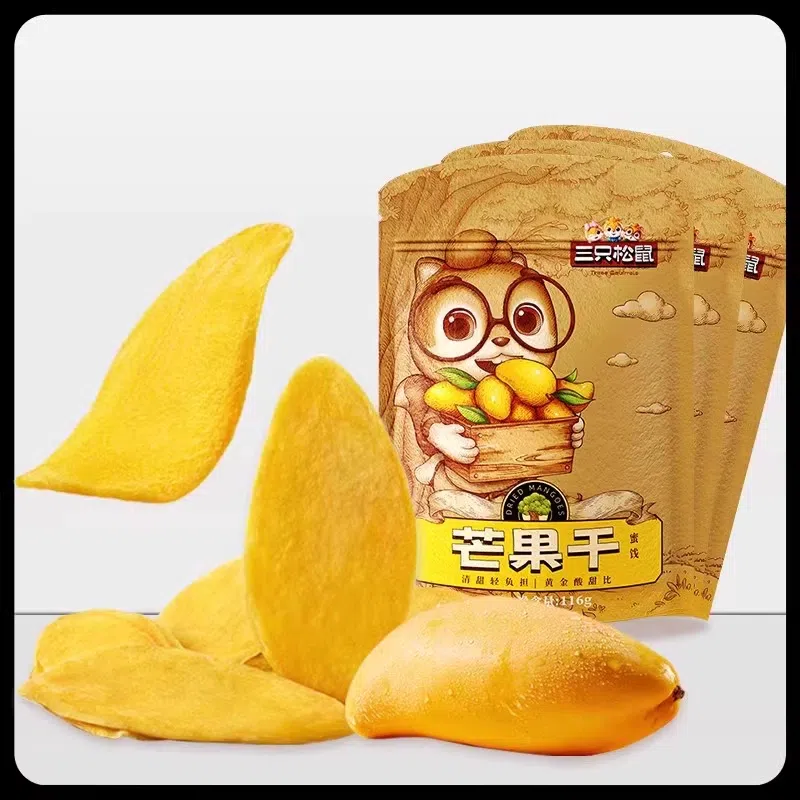 Three Squirrels Dried Mango 116g*1 Pack 116 g