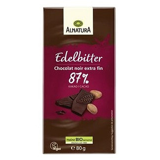 Alnatura German Dark Chocolate  87 % cakao