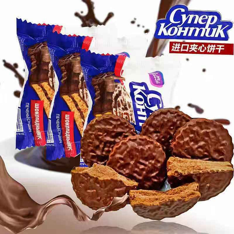 Kangji Sandwich Chocolate-filled Biscuits 215g