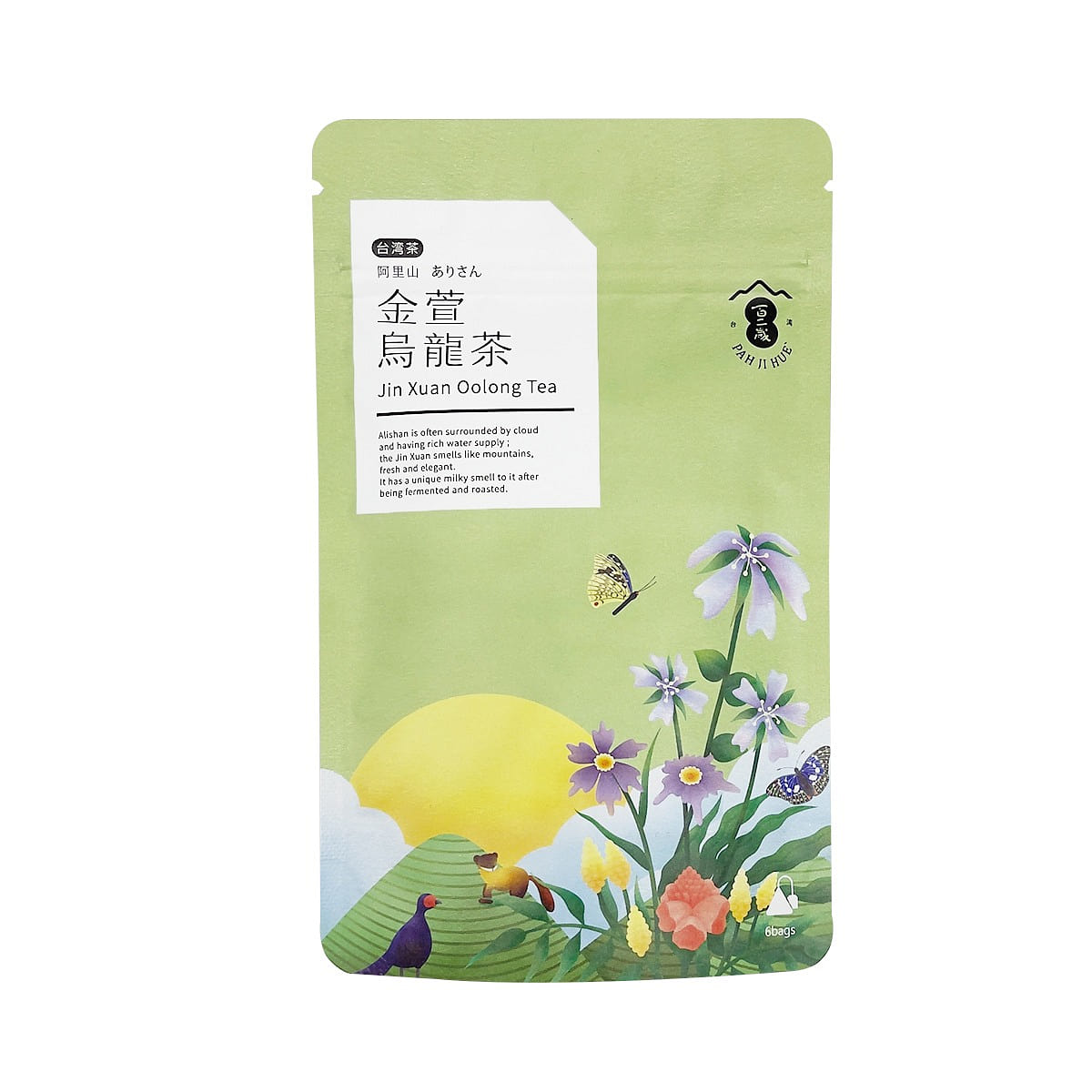 EATEA120 Formosa Tea-Jin Xuan Oolong Tea 2g*6pcs 12 g