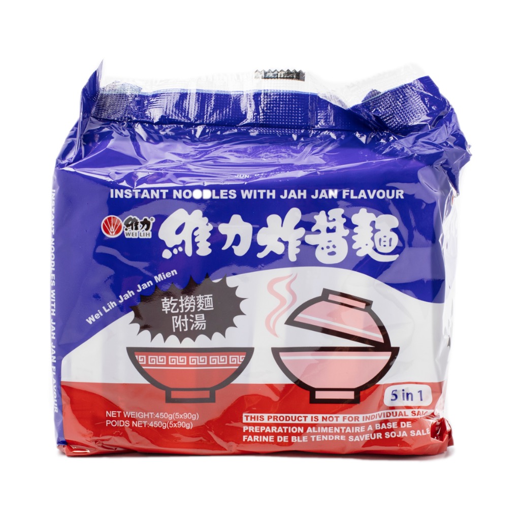 Wei Lih Jah Jan Instant Noodles 5pk 450 g*6 pack
