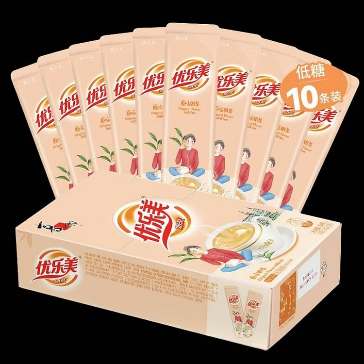 【优乐美】低糖奶茶粉 《原味》一盒10条