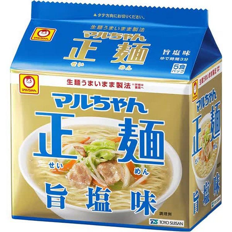 东洋水产丸丸生面乌玛盐 5 包 560g