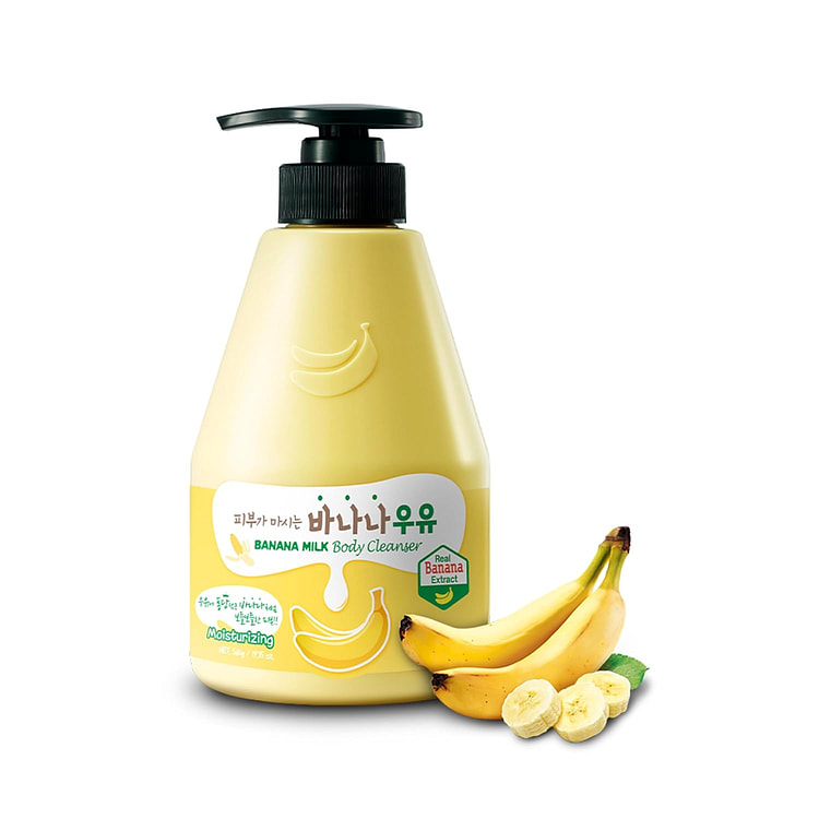 Kwailnara 牛奶沐浴露-560ml 香蕉 1 份