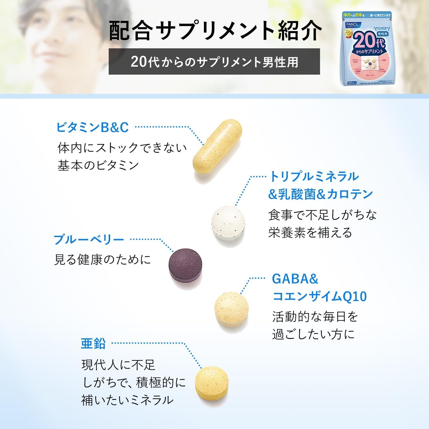 ファンケル (FANCL) 30代からのサプリメント女性用 15～ 30日分 - Weee!