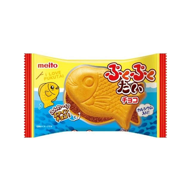 Meito Fish Shaped Filled Chocolate 1pc 1 each
